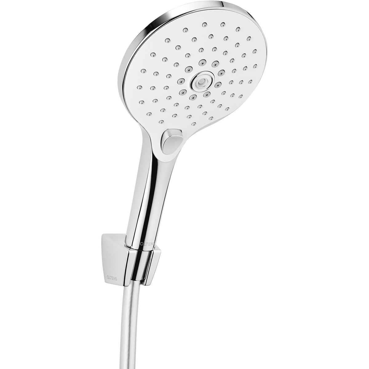 Set Handbrause Oltens Saxan EasyClick 37100110, Duschschlauch Oltens Ronneby 37200100, 37401100