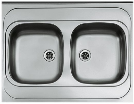 Genesis Primal Stahlspüle 80x60 cm 1124505