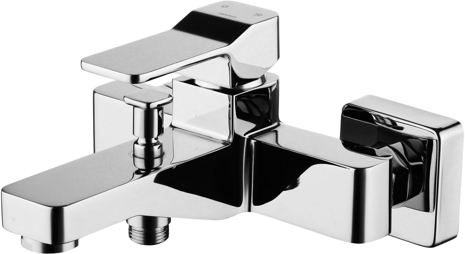 Omnires Slide Badewannen- und Duscharmatur Wandmontage chrom SL7730CR