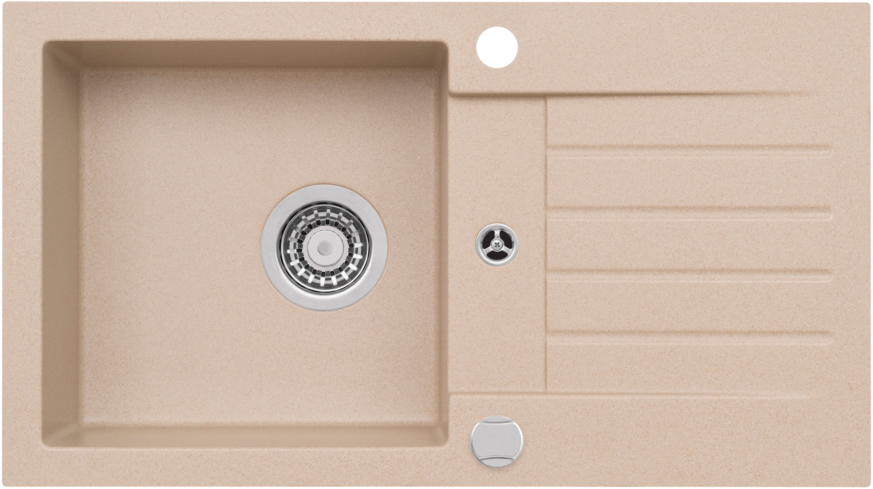 Genesis Amaro Granitspüle 75x42 cm beige 9923355