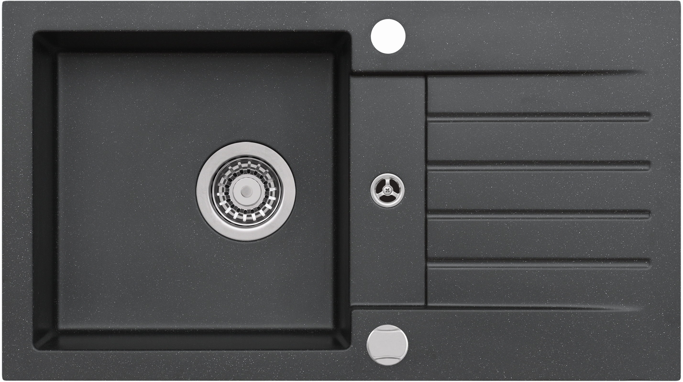 Genesis Amaro Granitspüle 75x42 cm schwarz 9923391