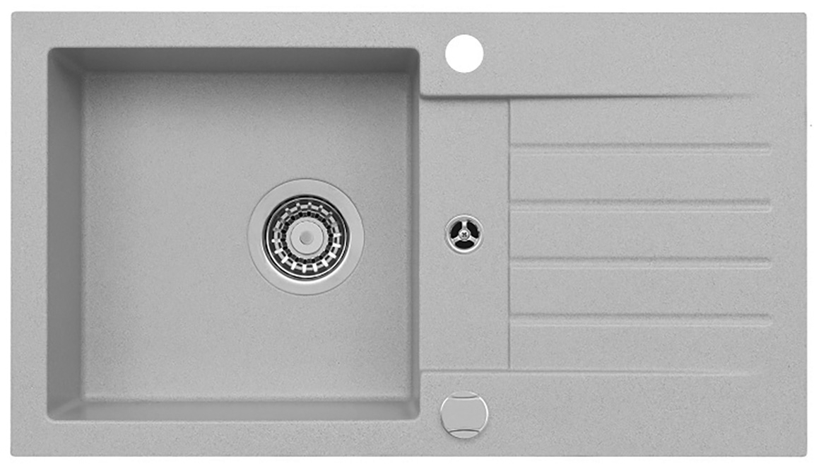 Genesis Amaro Granitspüle 75x42 cm grau/graphit/onyx 9923381