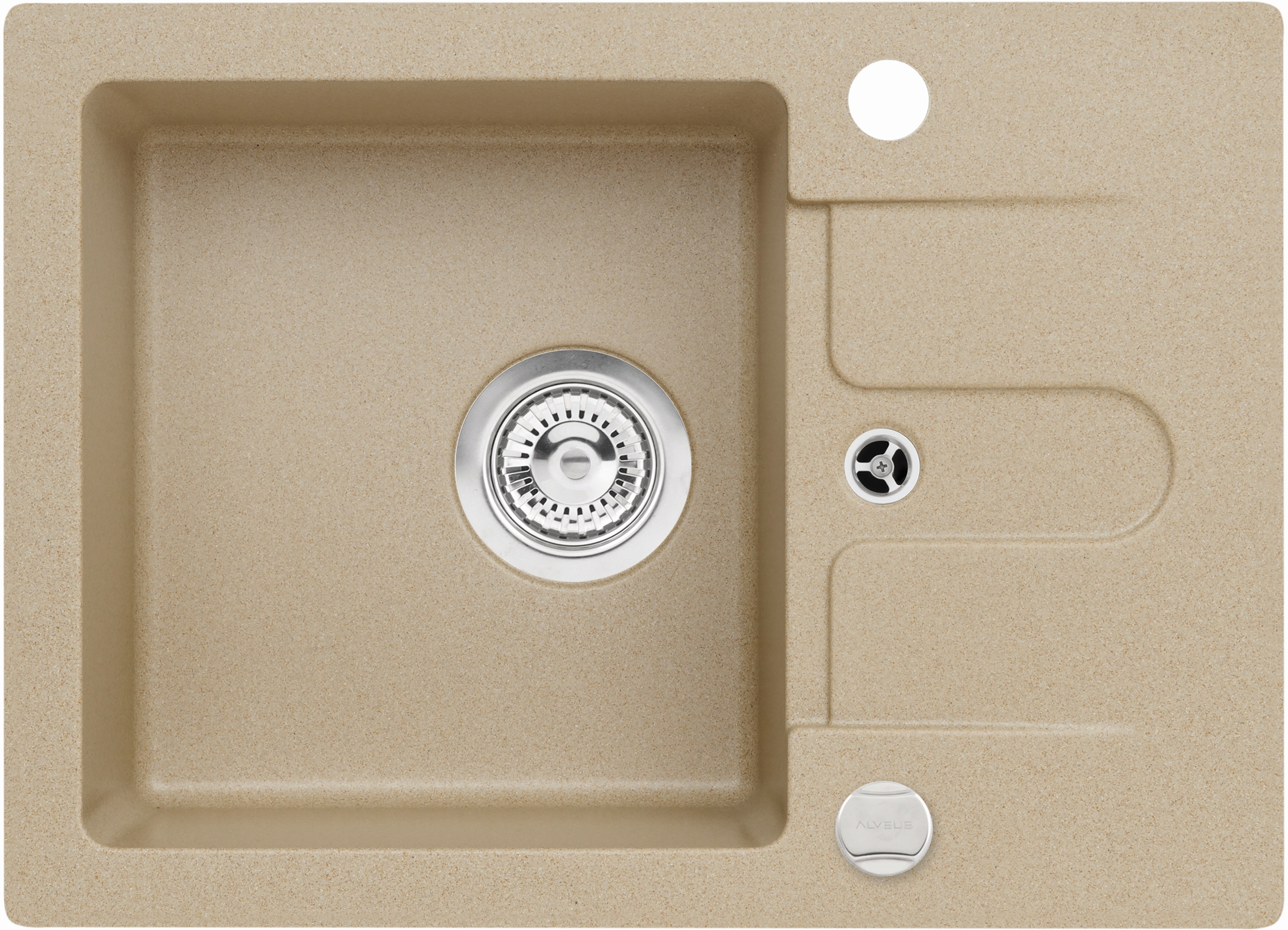 Genesis Cancan Granitspüle 58x42 cm beige 9753355