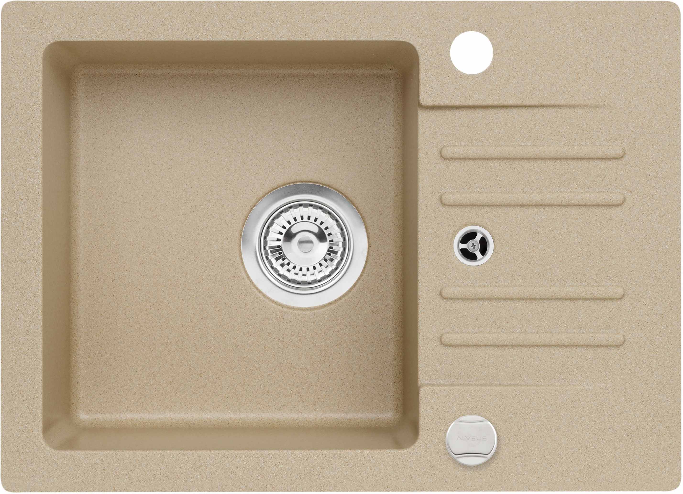 Genesis Foxtrot Granitspüle 58x42 cm beige 9653255