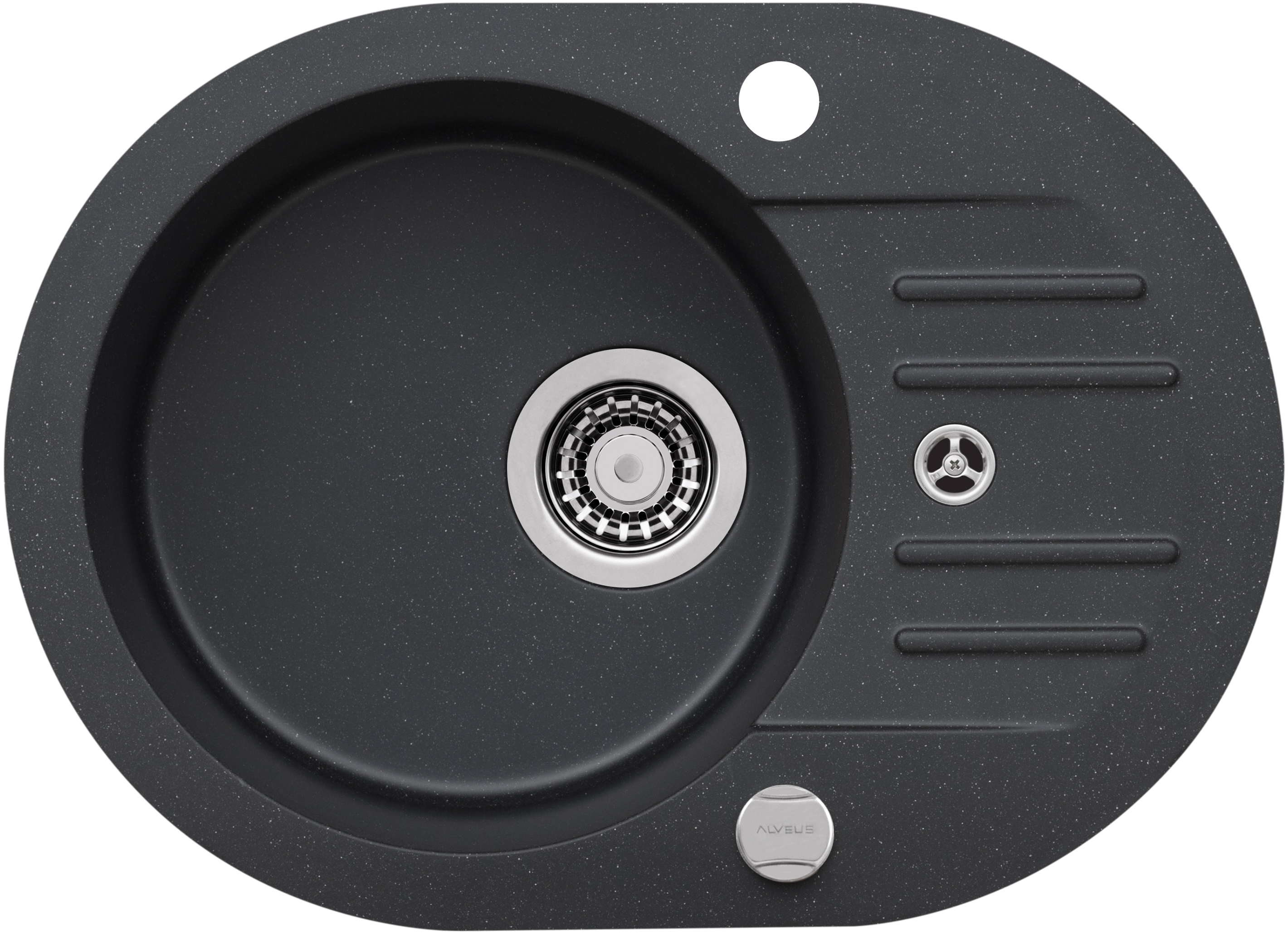 Genesis Foxtrot Granitspüle 58x42 cm schwarz 9654291