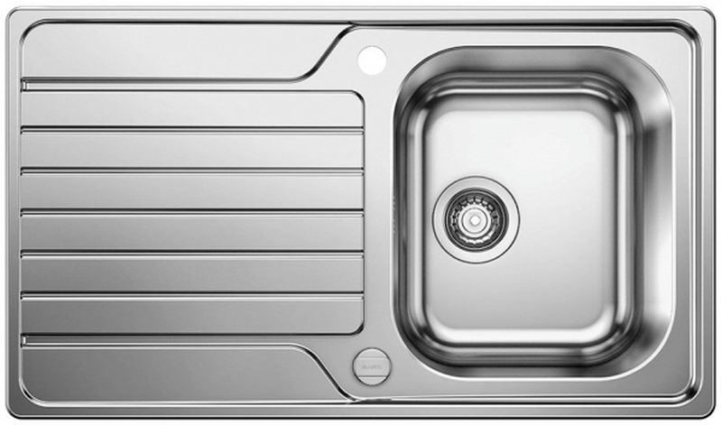 Blanco Dinas 45 S Stahlspüle 86x50 cm stahl 523378