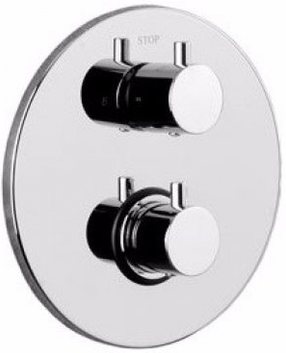 Paffoni Light badewannen- und duscharmatur Unterputz mit Thermostat chrom LIQ019CR