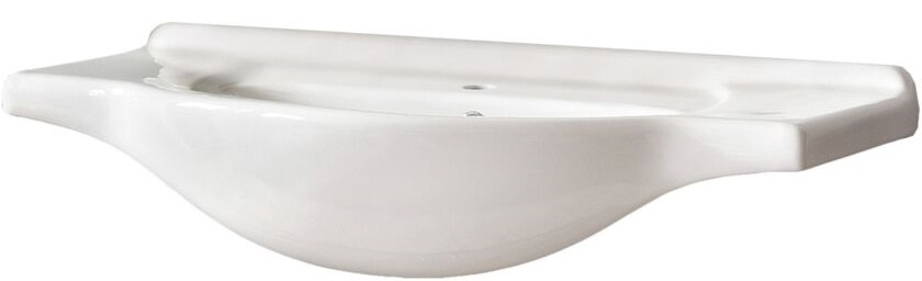 Comad Waschbecken 85x49 cm rechteckig Möbel weiß CFP85