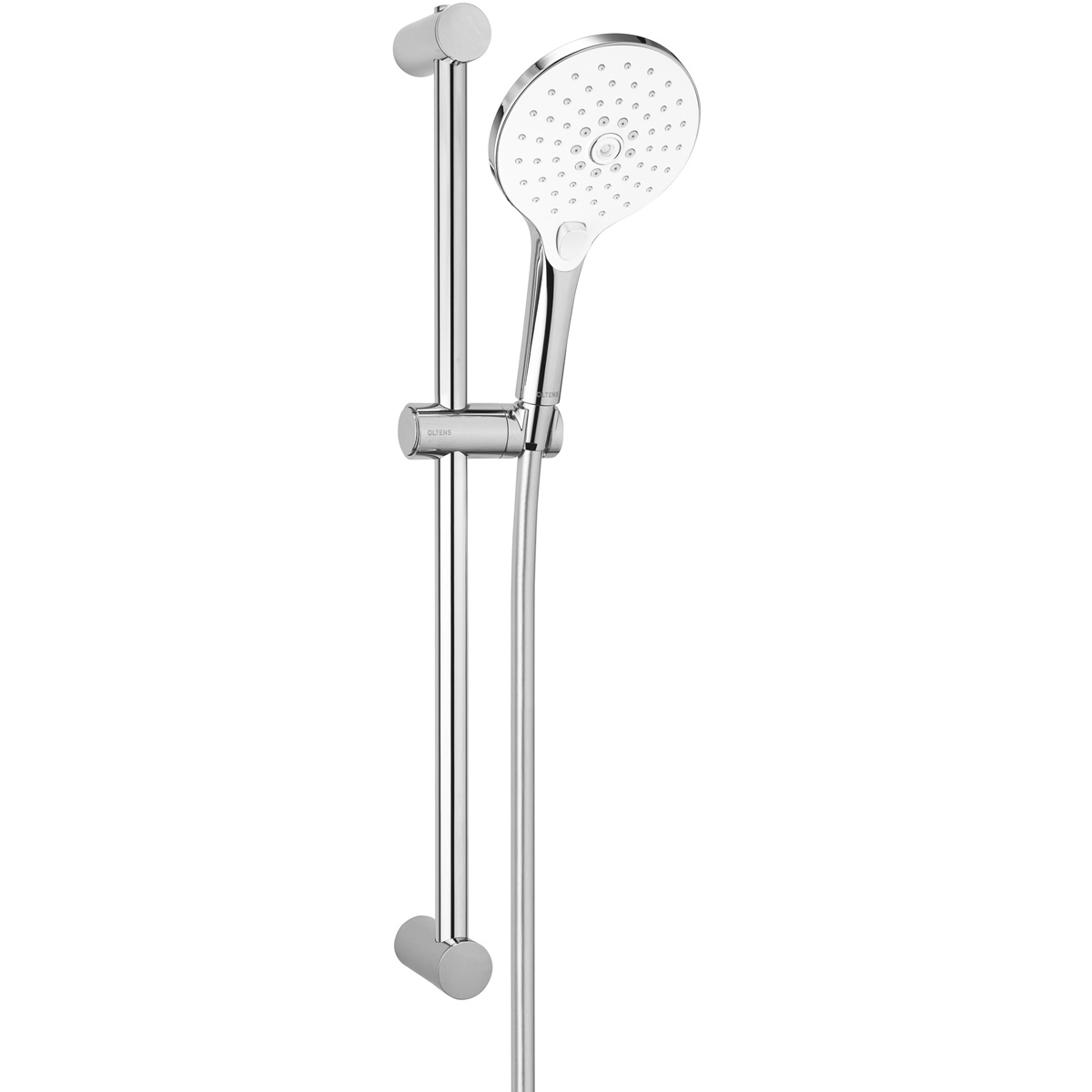 Set Handbrause Oltens Saxan EasyClick 37100110, Duschstange Oltens Alling 37300100, 37201100