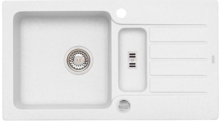 Alveus Niagara granitspüle 78x43.5 cm weiß 1127011