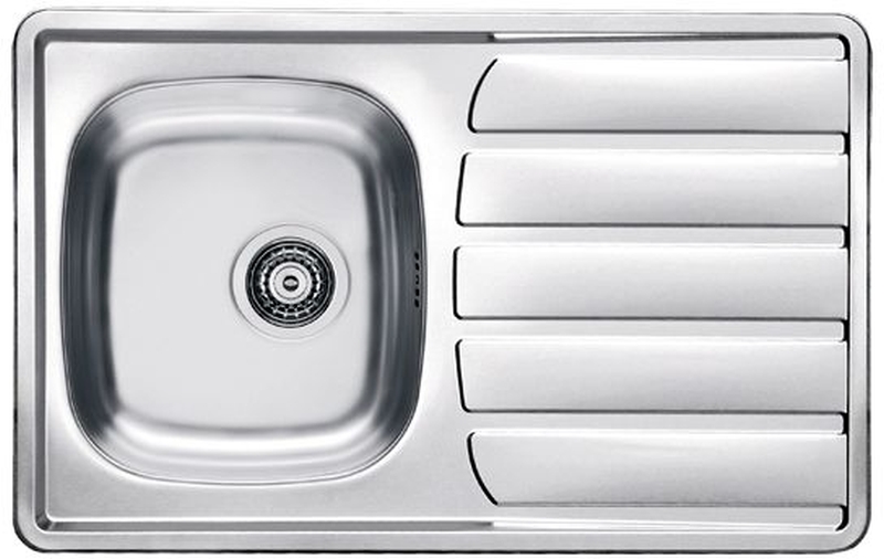 Alveus Zoom stahlspüle 79x50 cm stahl 1098938