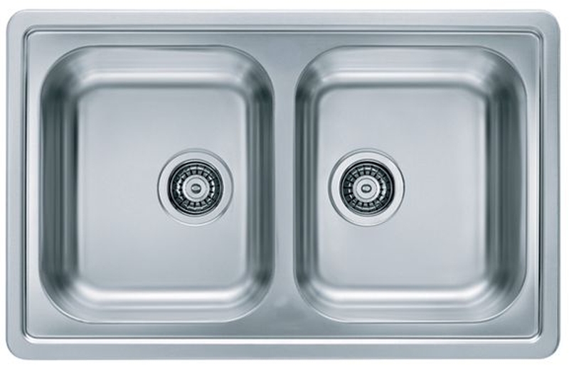 Alveus Elegant stahlspüle 81x51 cm stahl 1009383