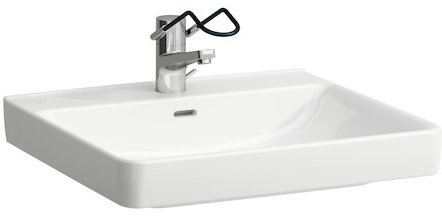 Laufen Pro Liberty Waschbecken 60x55 cm rechteckig Klassisch für Behinderte weiß H8119500001041