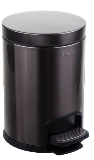 Stella Papierkorb 5 l grau 20.20105-B