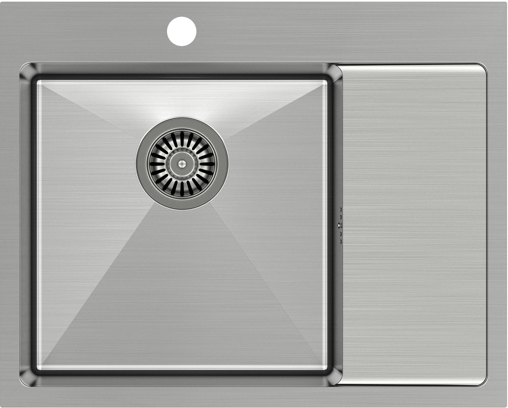 Quadron Russel Stahlspüle 62x48 cm HB7911BS