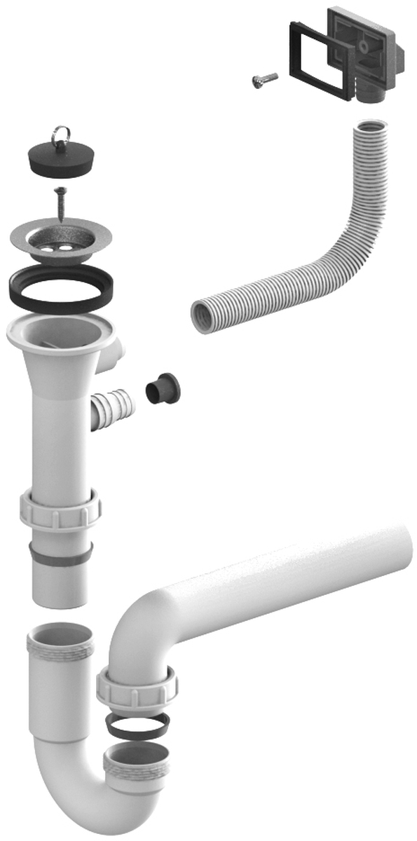 Alveus siphon für waschbecken 1011717