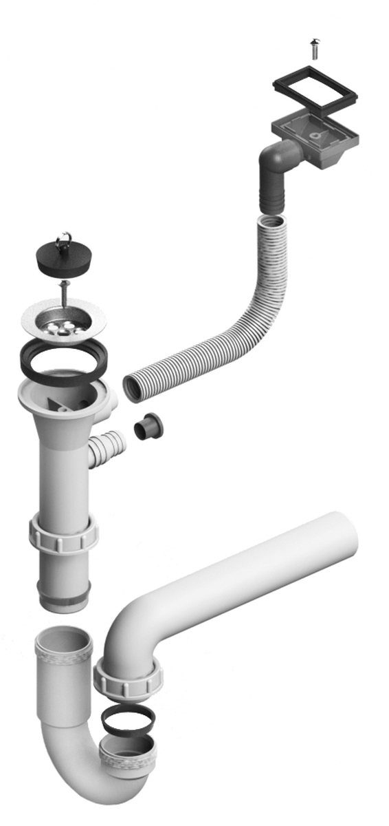 Alveus Siphon für Waschbecken 1071237