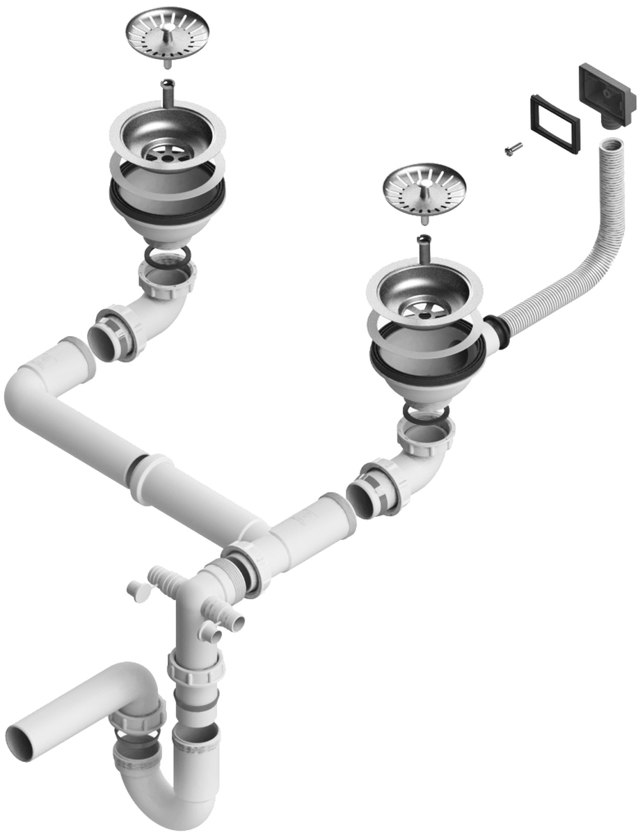 Alveus siphon für waschbecken 1011649