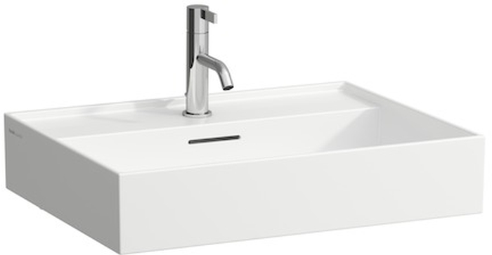Laufen Kartell Waschbecken 60x46 cm rechteckig Aufsatzwaschbecken weiß glanz H8163330001091