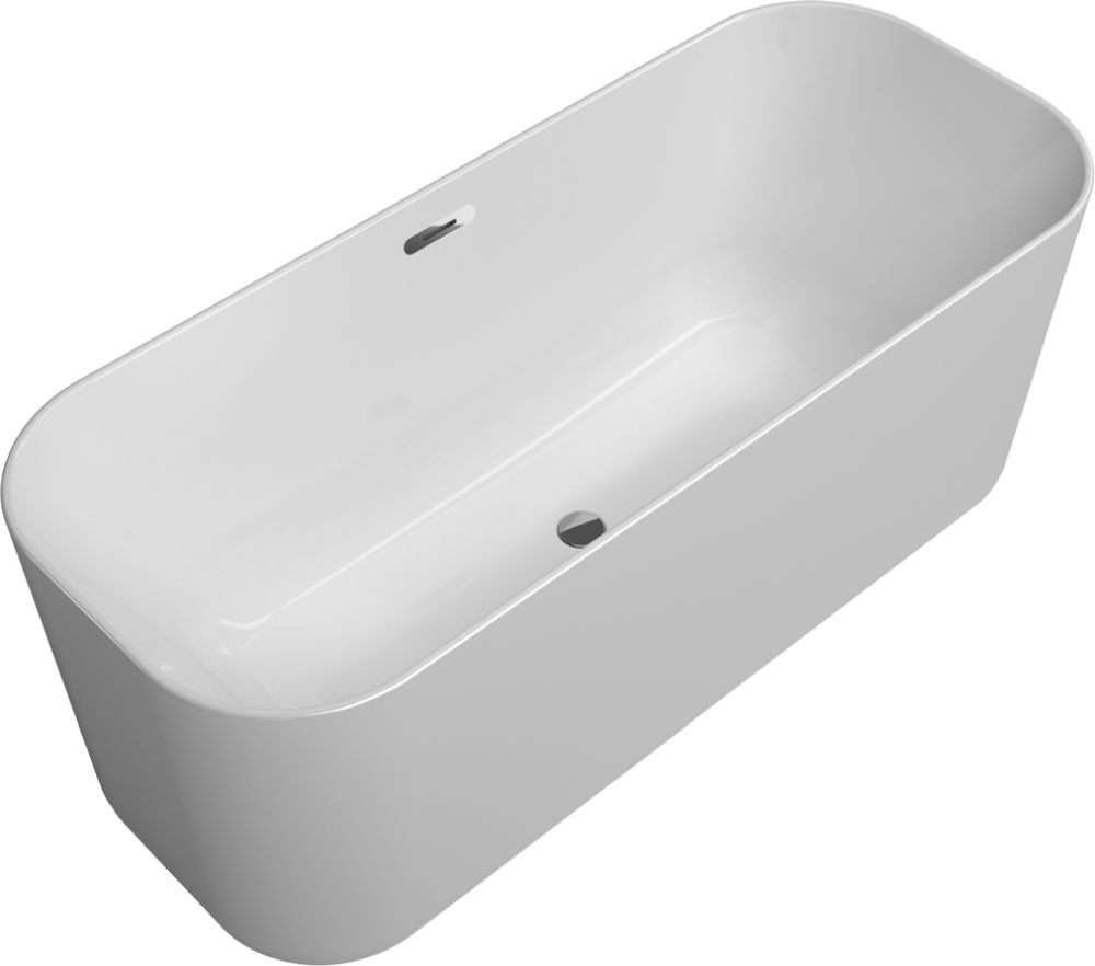 Villeroy & Boch Finion Freistehende Badewanne 170x70 cm rechteckig weiß UBQ177FIN7A100V2-01