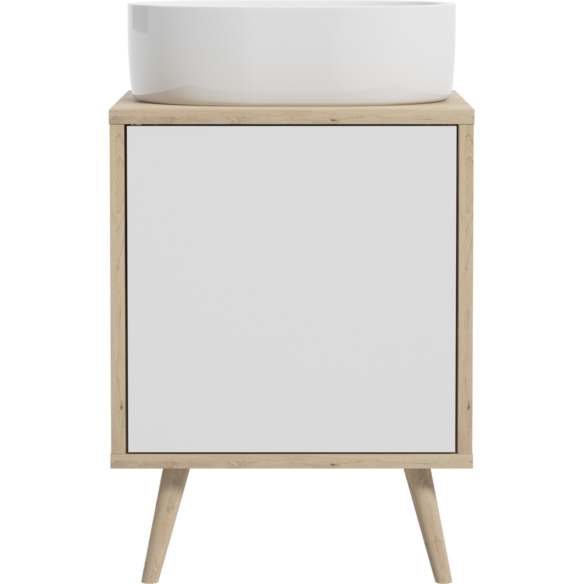 Oltens Hedvig Kabinett 50x45x49.7 cm Unterschrank hängend weiß-eiche 60202060