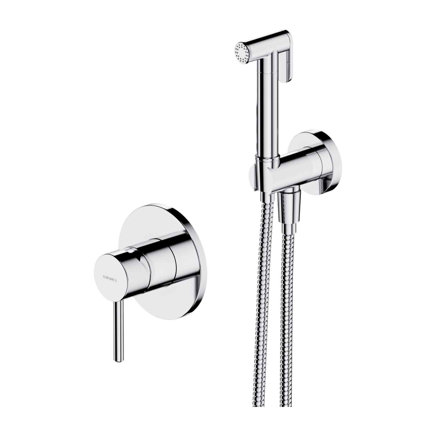 Omnires Y Bidet-Wasserhahn Unterputz chrom SYSYBI1CR