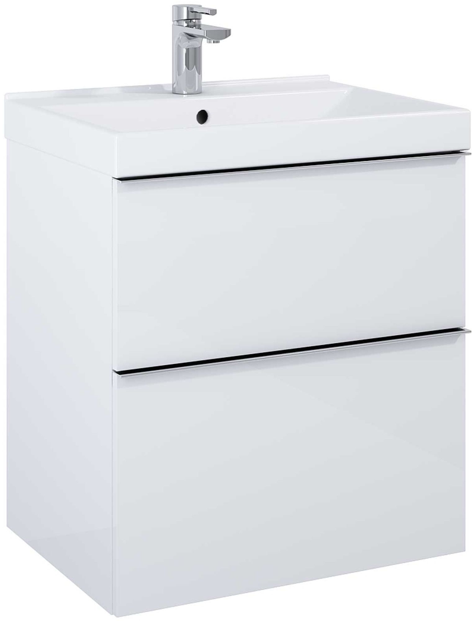 Elita Look Kabinett 60x44.9x63.5 cm Unterschrank hängend weiß RE010601028060