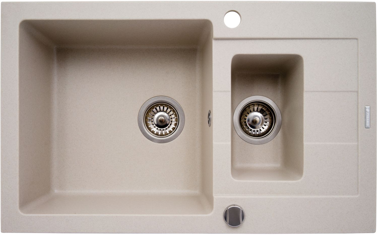 Pyramis Sparta Plus Granitspüle 78x48 cm beige 070062701