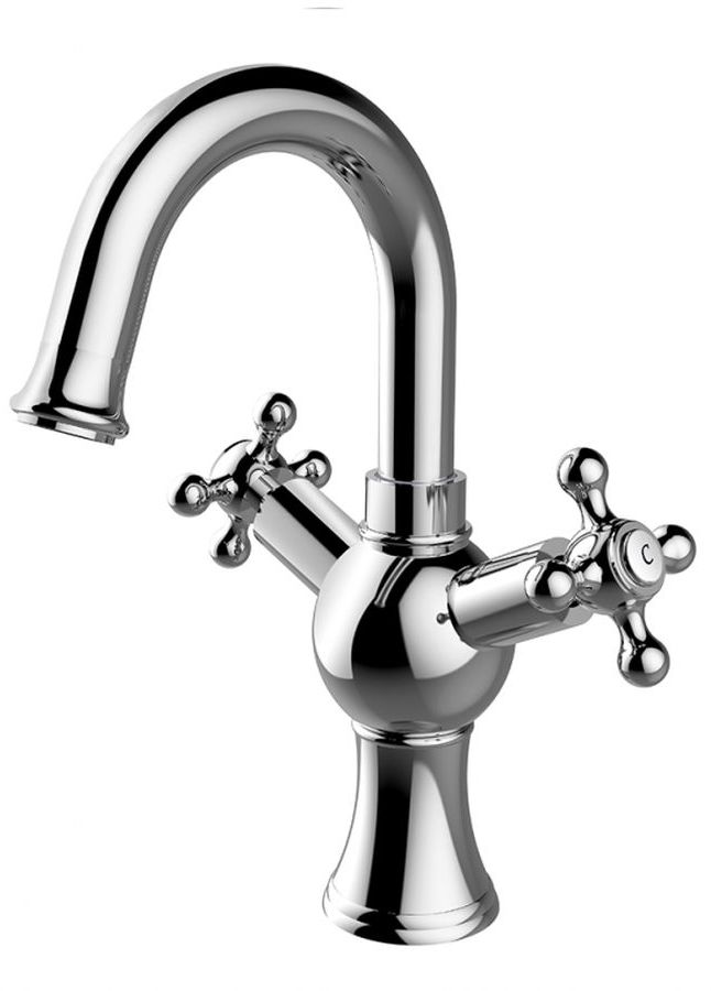 Besco Retro waschbeckenhahn stehend chrom BU-RII-CH