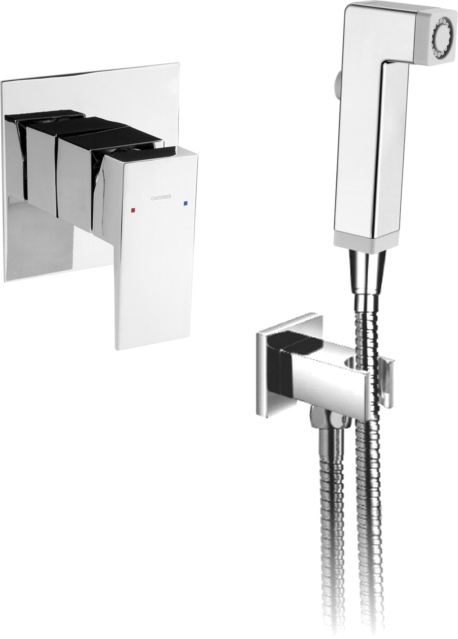 Omnires Fresh Bidet-Wasserhahn Unterputz chrom SYSFRBI1CR