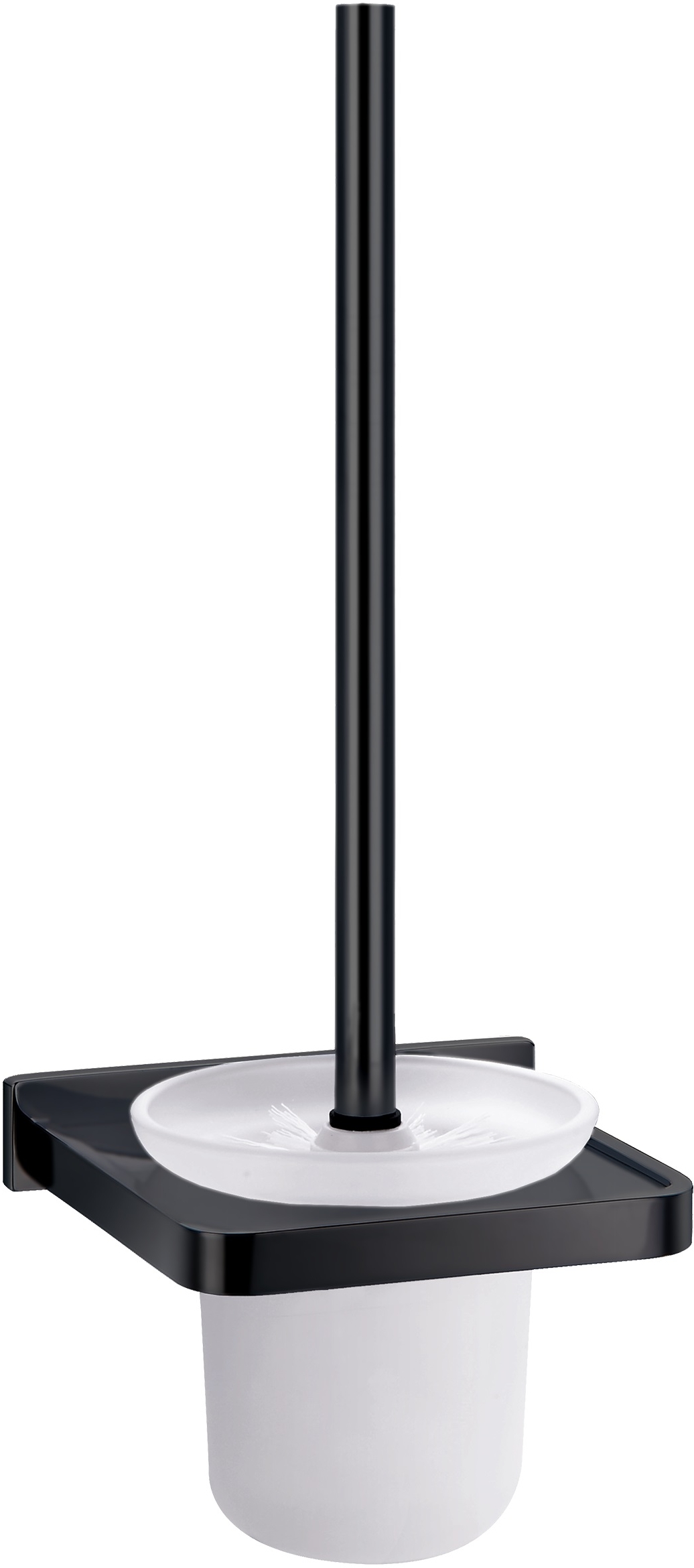 Omnires Darling Klobürste verschraubt schwarz DA70620BL