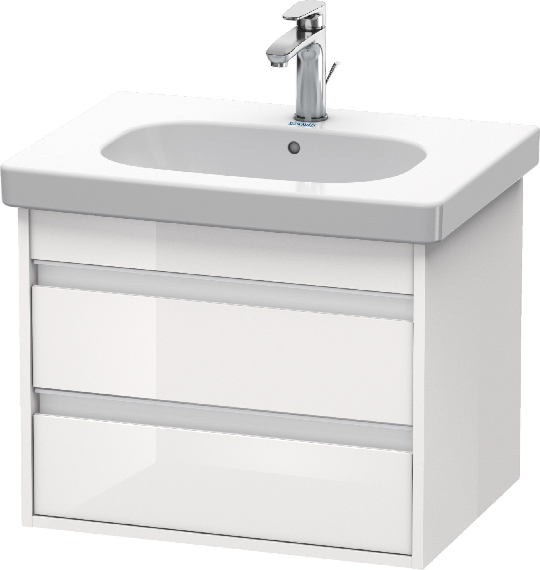 Duravit Ketho Kabinett 60x45.5x48 cm Unterschrank hängend weiß KT665002222