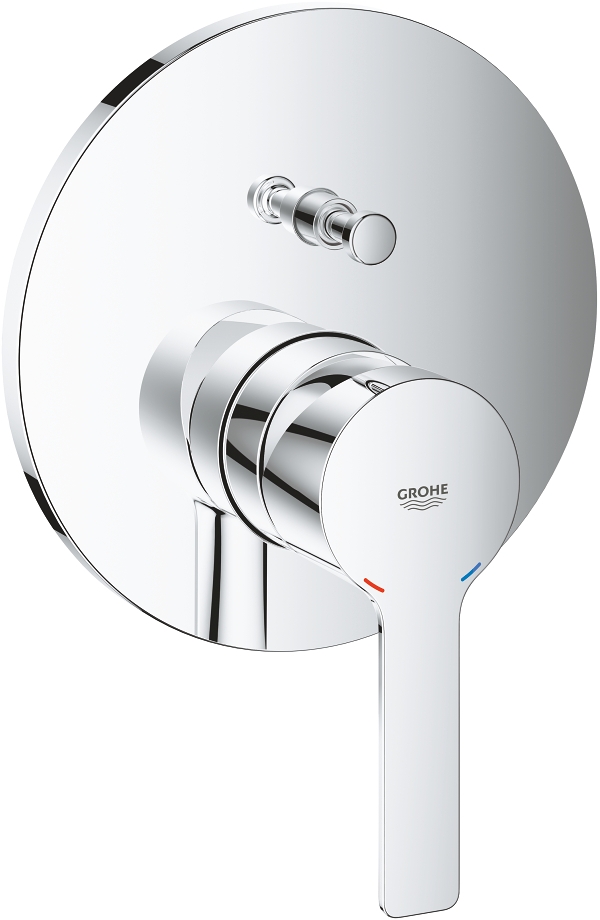 Grohe Lineare Badewannen- und Duscharmatur Unterputz StarLight Chrome 24064001