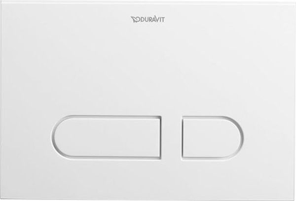 Duravit DuraSystem Betätigungsplatte für Toilette weiß WD5001011000