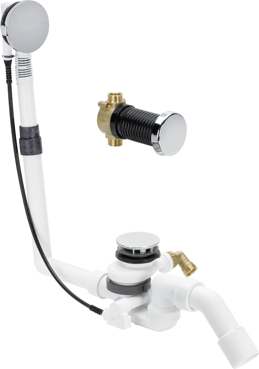 Viega Multiplex Badewannensiphon chrom 672027