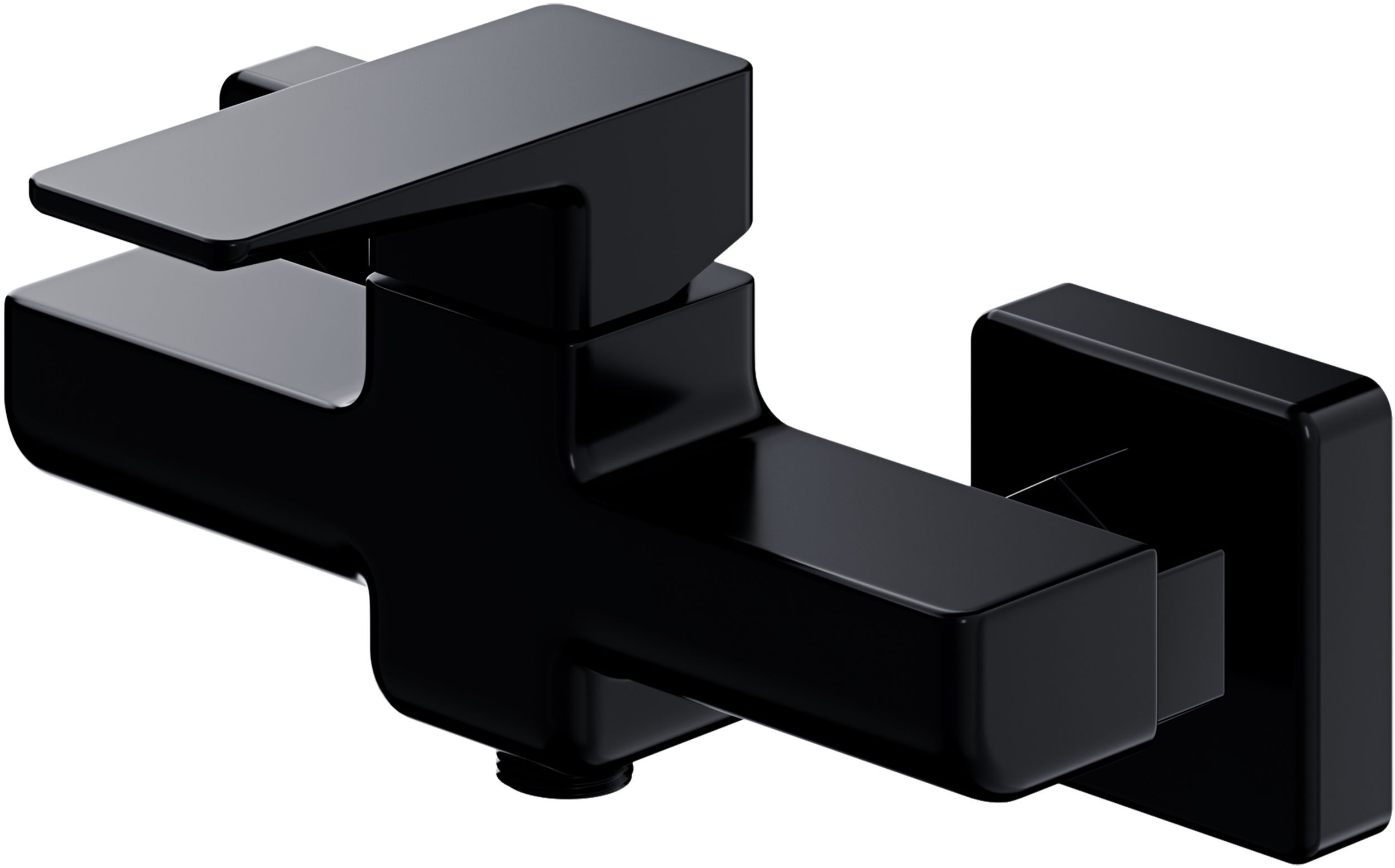 Omnires Parma Duschbatterie Wandmontage schwarz PM7440BL