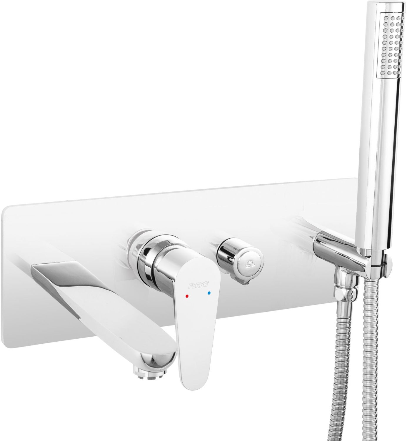 Ferro Algeo badewannen- und duscharmatur Unterputz chrom BAG11P
