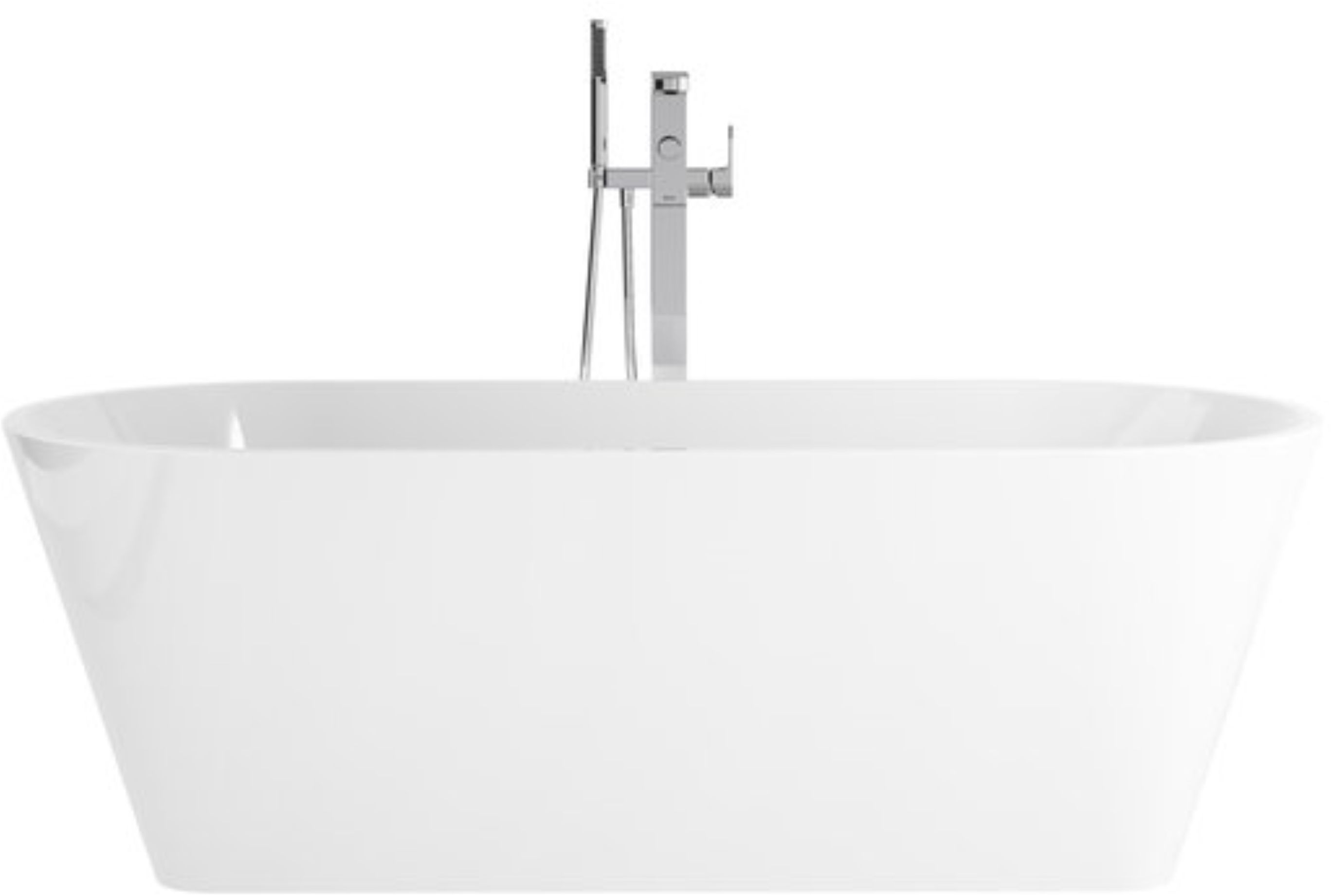 Ravak Solo Freistehende Badewanne 178x80 cm oval weiß XC00100025