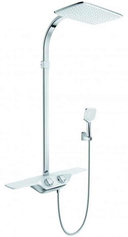 Kludi Cockpit Duschset Wandmontage mit Thermostat chrom 8020091-00