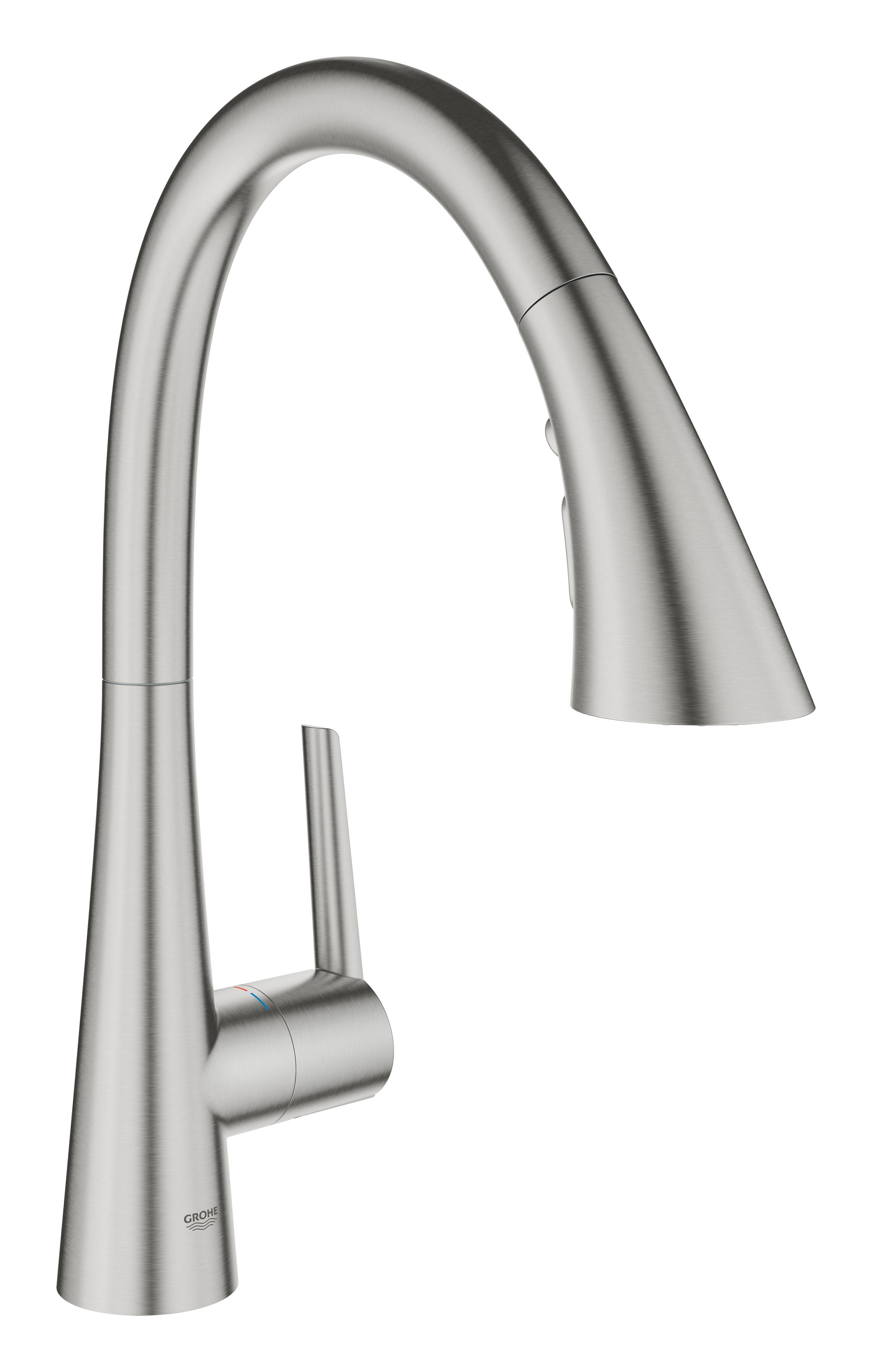 Grohe Zedra Küchenarmatur Stehend SuperSteel 32294DC2