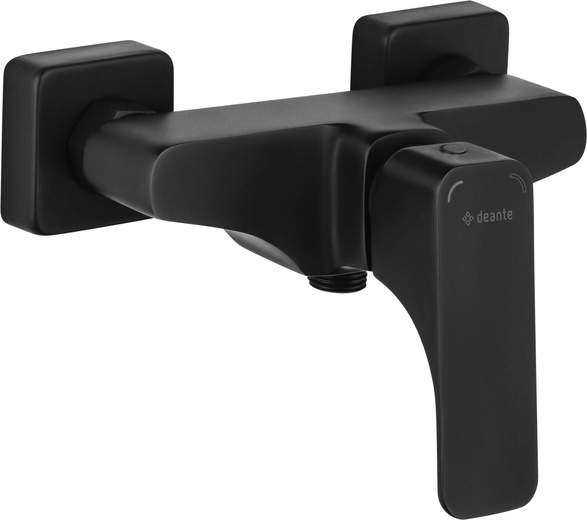 Deante Hiacynt Nero Duschbatterie Wandmontage schwarz BQHN40M