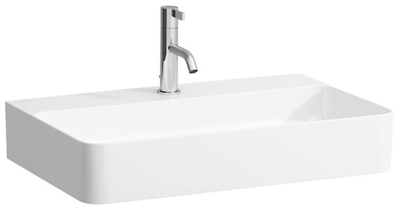 Laufen Val Waschbecken 65x42 cm rechteckig Klassisch-Aufsatzwaschbecken weiß H8162840001091