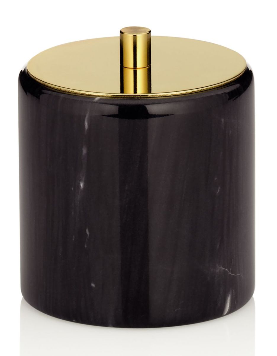 Kela Liron Badezimmerbehälter gold-schwarz 20015
