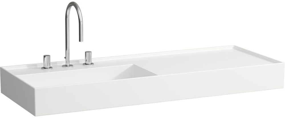 Laufen Kartell Waschbecken 120x46 cm rechteckig Möbel weiß glanz H8133320001121