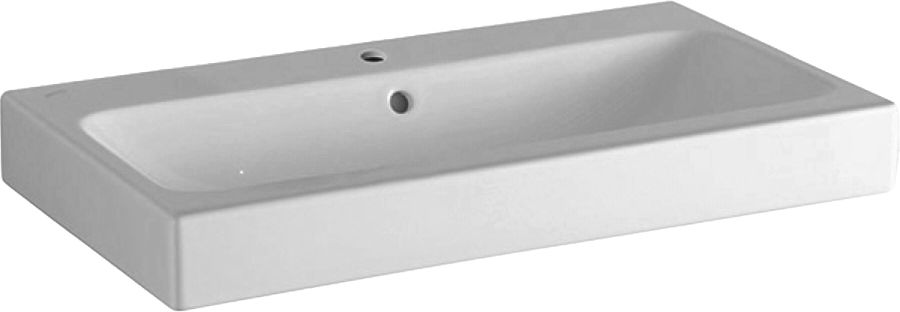 Geberit iCon Waschbecken 75x48 cm rechteckig Aufsatzwaschbecken weiß 124575000
