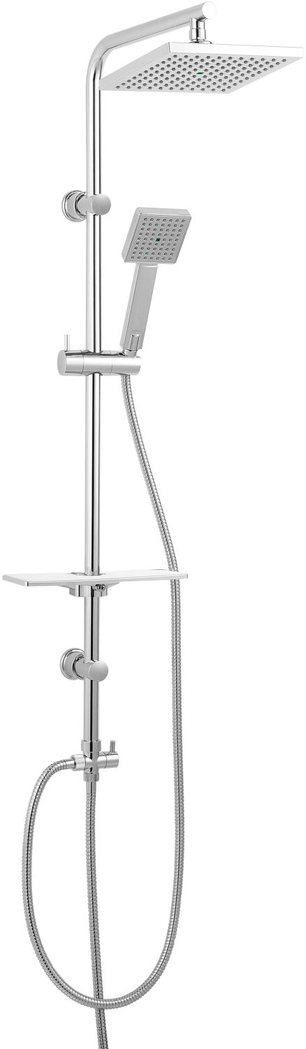 Ferro Amigo VerdeLine Duschset Wandmontage mit Regenbrause chrom NP26VL
