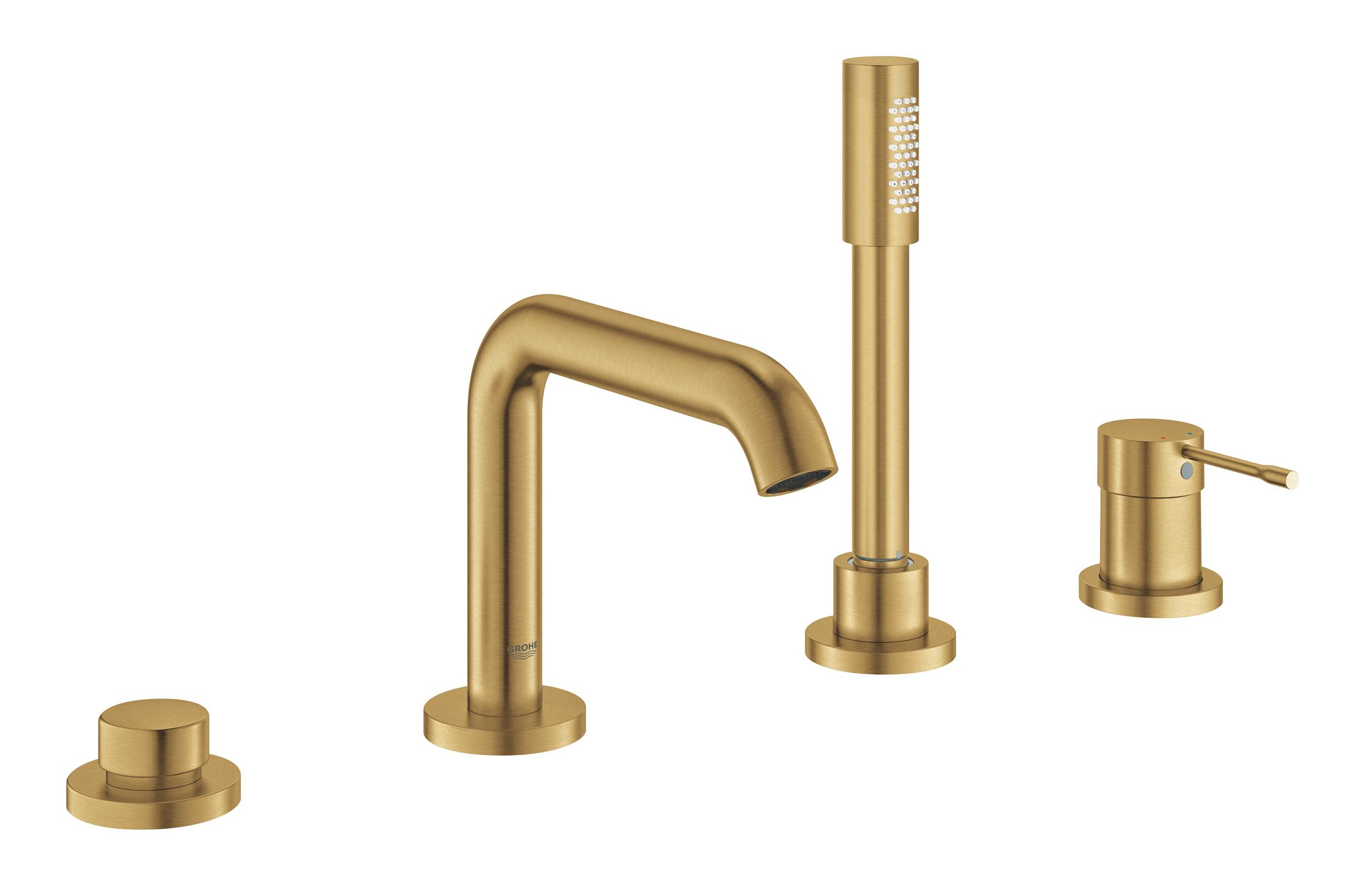 Grohe Essence Badewannen- und Duscharmatur awannenmontiert gold 19578GN1