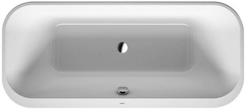 Duravit Happy D.2 Freistehende Badewanne 180x80 cm rechteckig weiß 700453800000000