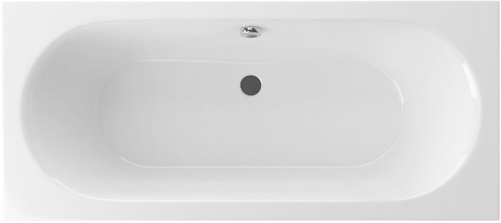 Excellent Oceana Rechteckige Badewanne 180x80 cm weiß WAEX.OCE18WHS