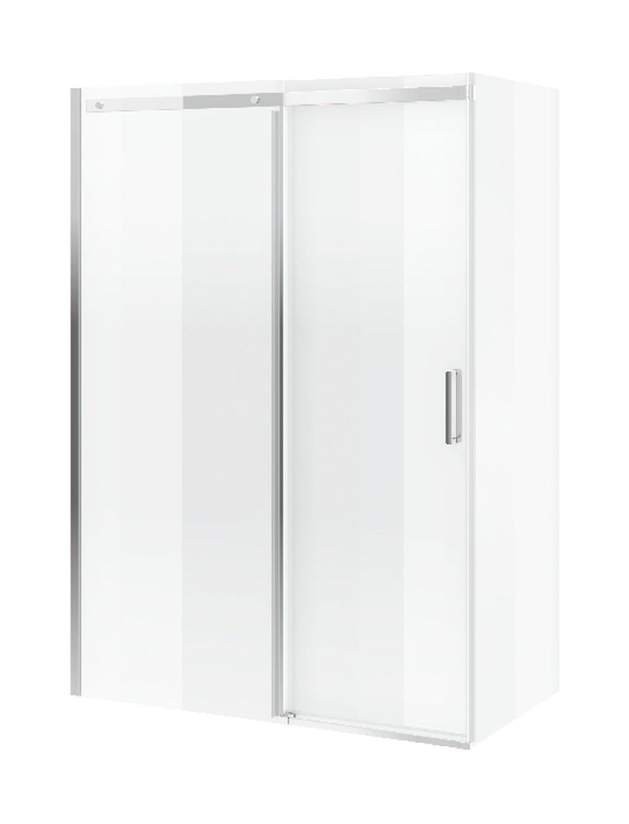 Excellent Rols Duschwand 80 cm chrom Glanz/durchsichtiges Glas KAEX.2626.800.LP